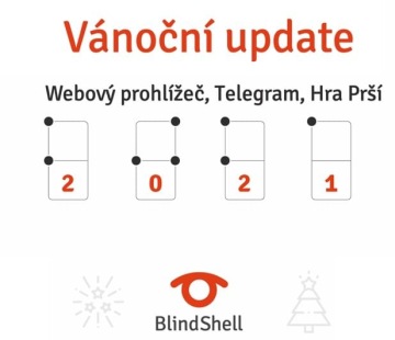 Černý mobilní telefon BlindShell Classic na listu papíru
